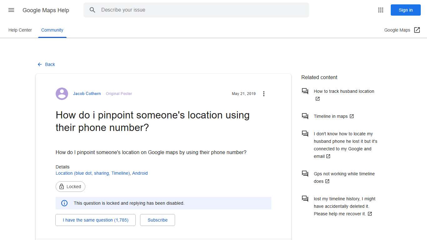 How do i pinpoint someone's location using their phone number? - Google Maps Community